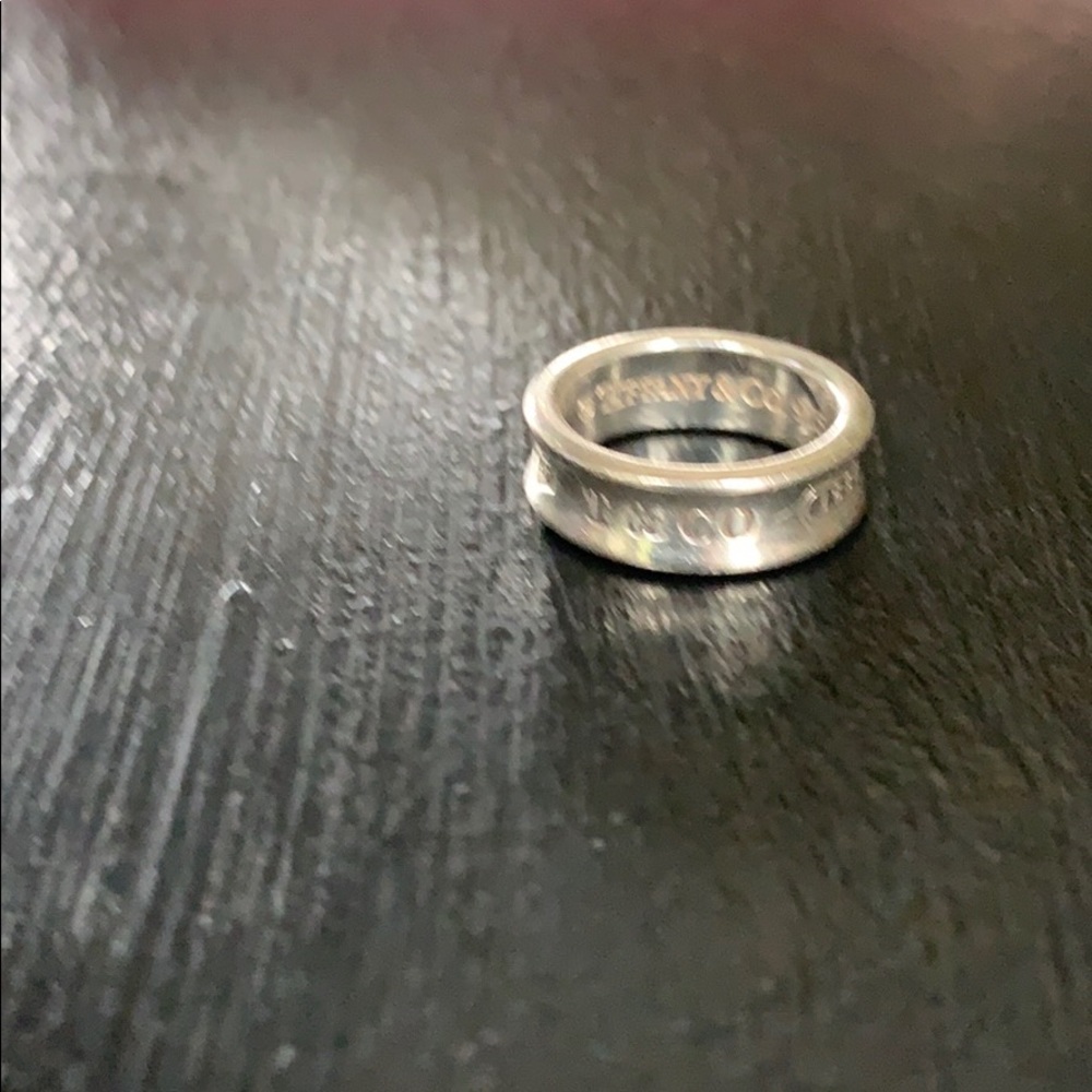 Authentic Tiffany 1837 Ring Silver Size 7